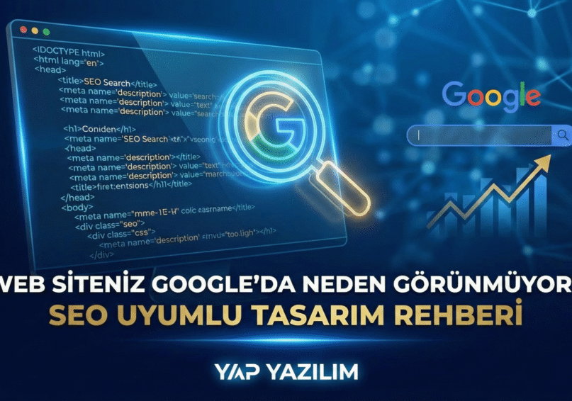 Web Siteniz Google’da Neden Görünmüyor SEO Uyumlu Tasarım Rehberi